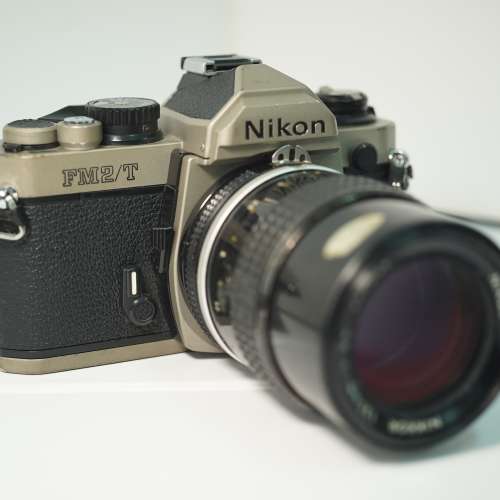 Nikon FM2/T Titanium｜測光準｜seals 無粉化｜連 Nikkor 135mm f/3.5 套裝