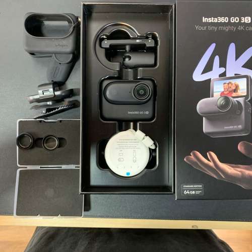 [觀塘實體店] 二手 Insta360 Go 3S (64GB) (連機身保護套) 行貨保養到26年6月  *S7...