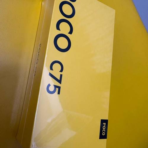 Poco C75 黑色 6+128 GB 100% 新 未開盒 行貨