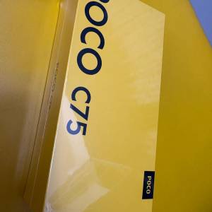 Poco C75 黑色 6+128 GB 100% 新 未開盒 行貨