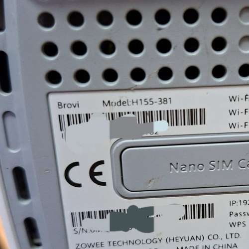 3 HK Broadband 5G Router H155-381