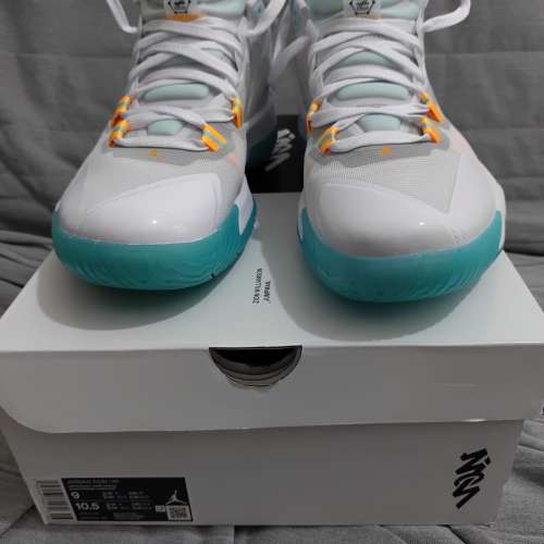 Jordan Zion 1 PF 白 綠 US size 9