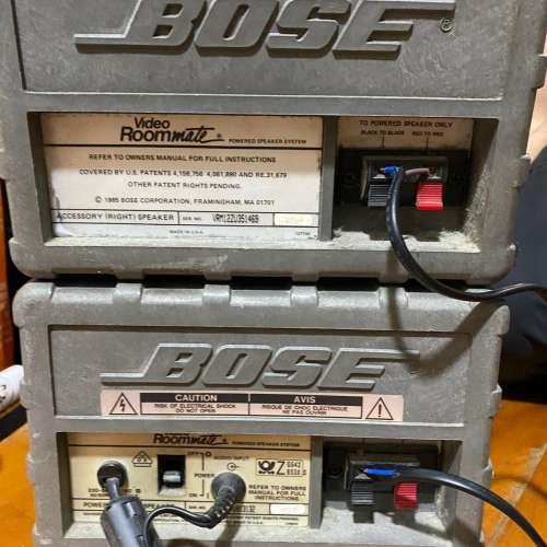 BOSE 有源音箱Video Room mate 80％新 100％工作正常