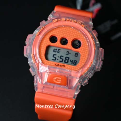 Montres Company 香港註冊公司 (33年老店) 卡西歐 CASIO G-shock DW-6900GL-4 透明...
