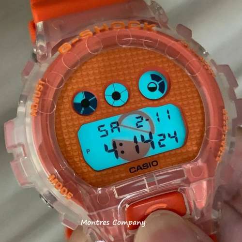 Montres Company 香港註冊公司 (33年老店) 卡西歐 CASIO G-shock DW-6900GL-4 透明...