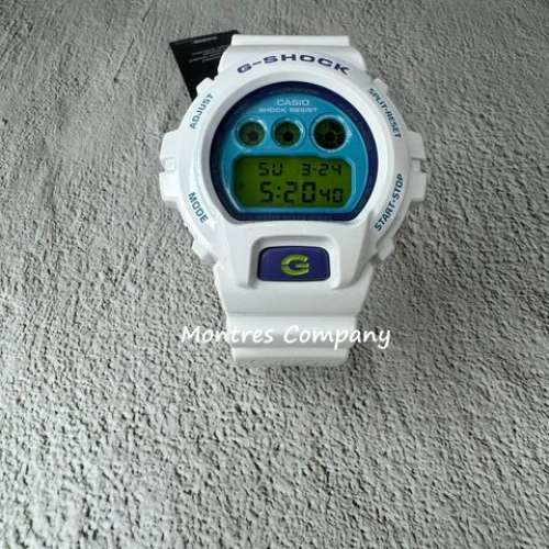 Montres Company 香港註冊公司(33年老店) 卡西歐 CASIO G-SHOCK DW-6900RCS-7 藍白...
