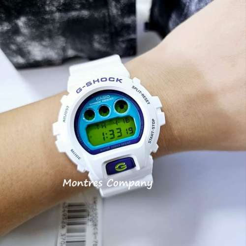 Montres Company 香港註冊公司(33年老店) 卡西歐 CASIO G-SHOCK DW-6900RCS-7 藍白...