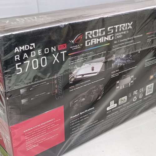 全新 Asus ROG Strix RX 5700XT O8G