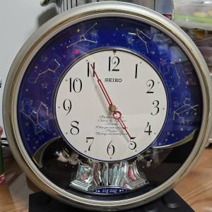 * 日版 * Seiko * 精工 * 宇宙 * 星座* 音樂 * 報時 鐘 *