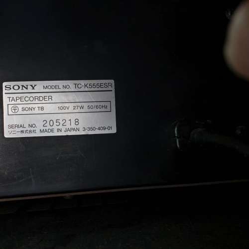 sony 555ESR 卡帶座