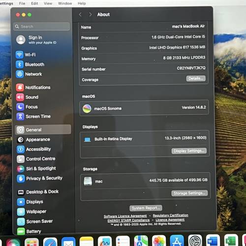 Macbook Air i5 512gb