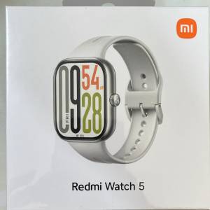 Xiaomi Redmi Watch 5 - Silver Gray 智能手錶 銀灰色 全新