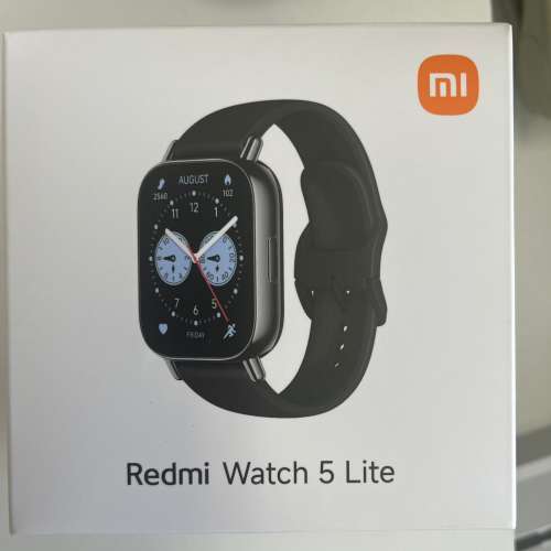 Redmi Watch 5 Lite 智能手錶 BLACK 黑色 全新