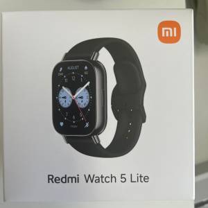Redmi Watch 5 Lite 智能手錶 BLACK 黑色 全新