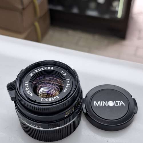MINOLTA M-ROKKOR 40MM F2 M MOUNT
