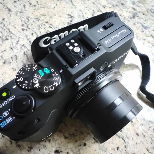 Canon Power Shot G16 數碼相機， 原裝行貨 98％新＆CanonG16專用原裝行貨潛水殼WP...
