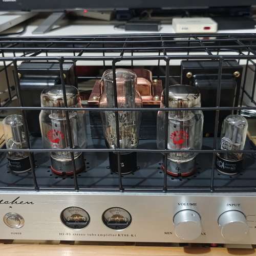 老陳胆机KT88 99成新改了火牛散热换了一对古胆靓声手快有