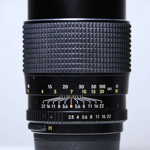 Auto Chinon 135mm f/2.8 + E mount adapter