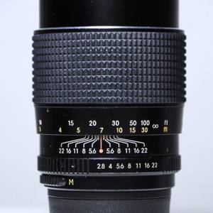 Auto Chinon 135mm f/2.8 + E mount adapter
