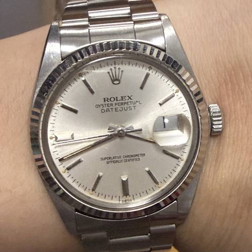 好X新淨😂 ROLEX 16014 靚銀面69大釘字  3035機芯 78360帶 11格 平到笑😂$33800