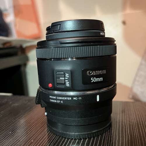 Canon 50 1.8  Sigma MC 11