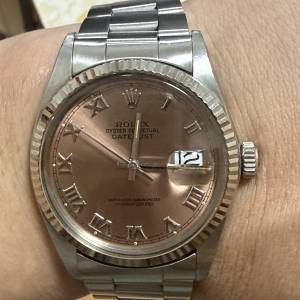 好X新淨😂 ROLEX 16014 靚三文魚面大羅馬字  3035機芯 78360帶 11格 平到笑😂$37500