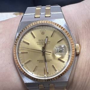 好L靚😆 少有 Rolex 17013 金鋼石英 36mm錶面 12格 平到笑😄$36500