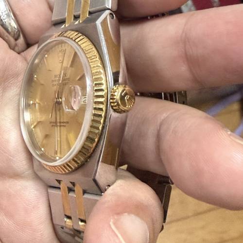 好L靚😆 少有 Rolex 17013 金鋼石英 36mm錶面 12格 平到笑😄$36500