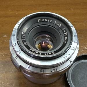 Zeiss Planar 35mm f3.5 rangefinder lens