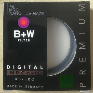 B+W MRC Nano XS-PRO 49mm UV-HAZE 濾鏡