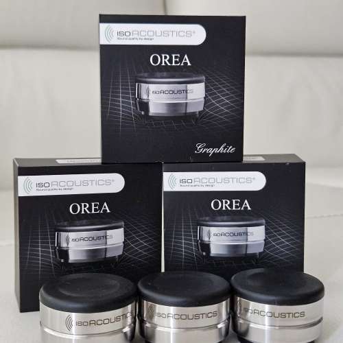 Isoacoustics Orea Graphite 減震 避震 腳 腳墊 隔振 vibration isolation feet