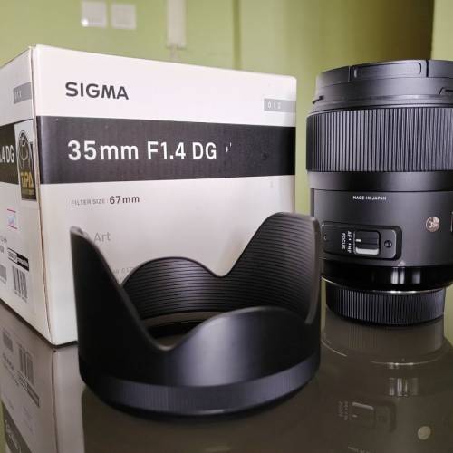 Sigma 35mm f1.4 DG Art Nikon mount