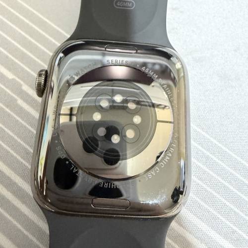 Apple Watch Series 9 GPS+流動網絡 45mm 不鏽鋼 95%電 有盒