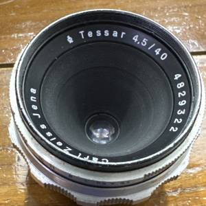 Zeiss Jena Tessar 40mm f4.5 wide