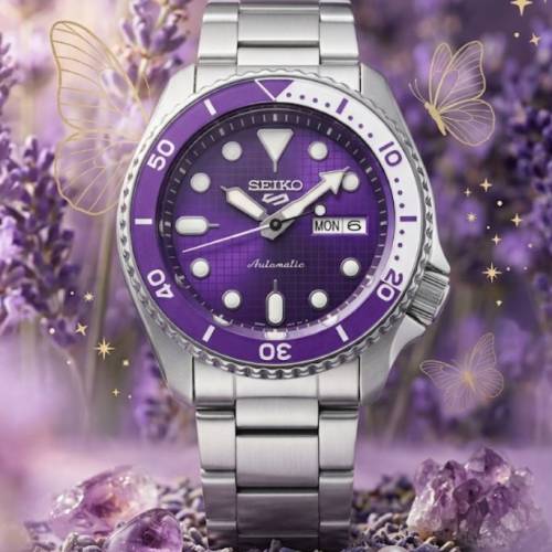 Seiko紫色錶 紫錶 精工錶 手錶 限量版SRPM11K1 星加坡版  全新現貨 $4200 包順豐運...
