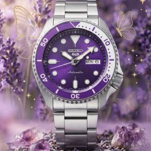 Seiko紫色錶 紫錶 精工錶 手錶 限量版SRPM11K1 星加坡版  全新現貨 $4200 包順豐運...