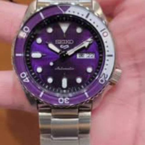 Seiko紫色錶 紫錶 精工錶 手錶 限量版SRPM11K1 星加坡版  全新現貨 $4200 包順豐運...