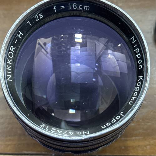 Nikon Nikkor-H 18cm f2.5 super rare lens