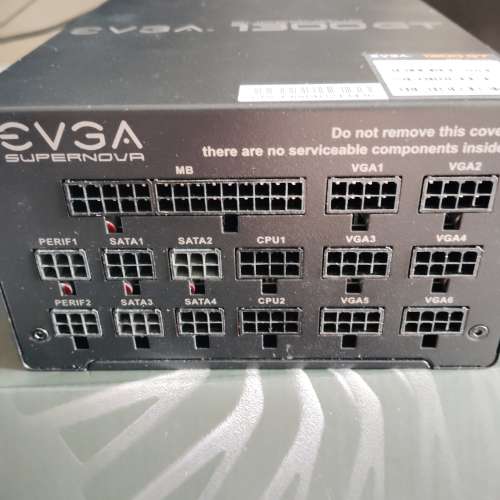 Evga 1300GT 80plus gold 1300W ATX3.0電源支持50系顯卡，送50系12V-2x6線，冇保養...