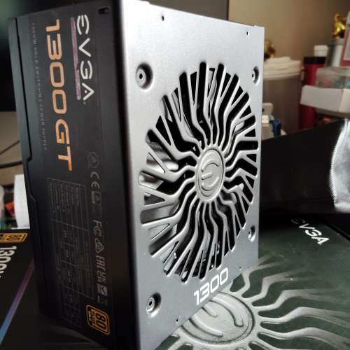 Evga 1300GT 80plus gold 1300W ATX3.0電源支持50系顯卡，送50系12V-2x6線，冇保養...