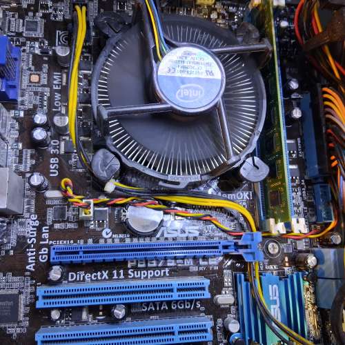 P8B75-M LE/i3 2120/4GB/DVD/細機箱/細火牛
