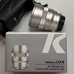 Pentax DFA 21mm f2.4 limited