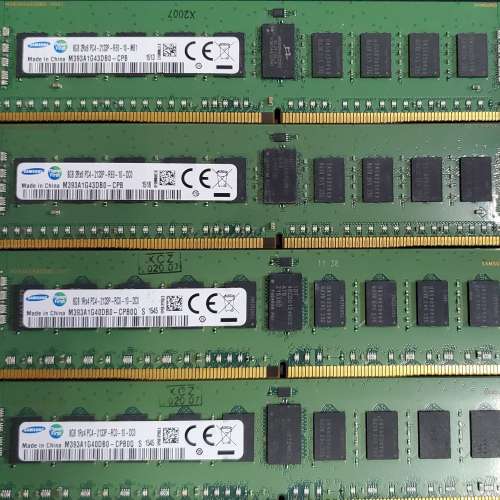 Micron / Samsung 8GB *2 DDR4-2133/2400 1Rx4 ECC RDIMM server ram