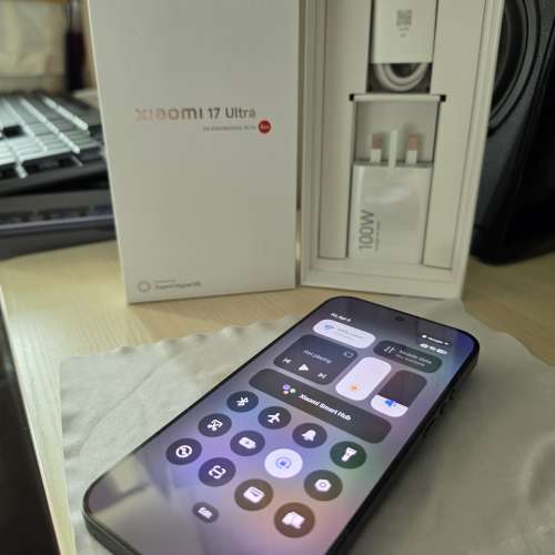 (中環元朗) Xiaomi 17 Ultra 512gb Black (港行HK 2yrs warranty to Mar 2028）