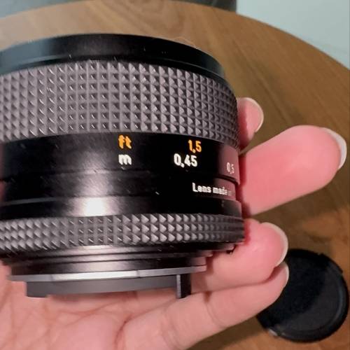 Contax C/Y mount carl zeiss 50mm f/1.4 MMJ