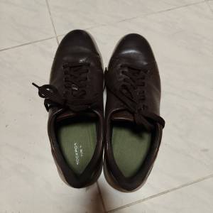 Rockport Tristenl2 啡色休閒風格的男士皮革運動鞋 45碼 Brown casual style men's...