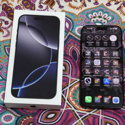 港行 iPhone 16 pro max black titanium 256GB