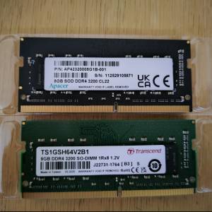 僅上機 DDR4 SO-DIMM 8GB x2 3200Mhz
