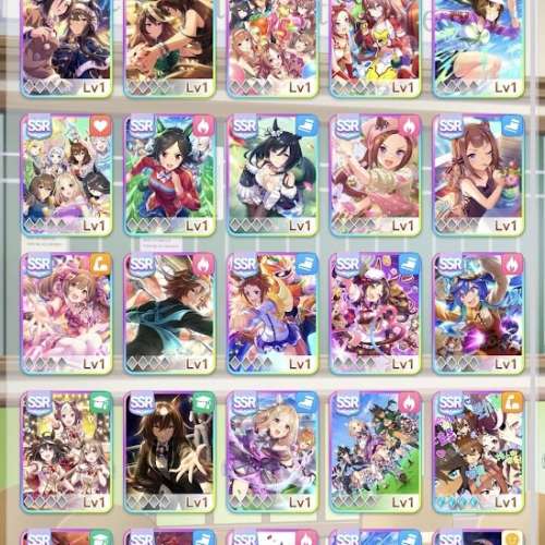 完美新手帳 1.9萬石 4★東海帝王 4★目白麥昆 32三星角 31SSR支援 賽馬娘