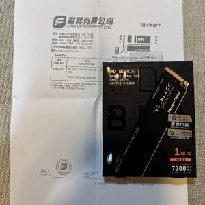 WD Western Digital SN850X M.2 Gen4 NVMe SSD 1TB 全新未開封 私人自讓